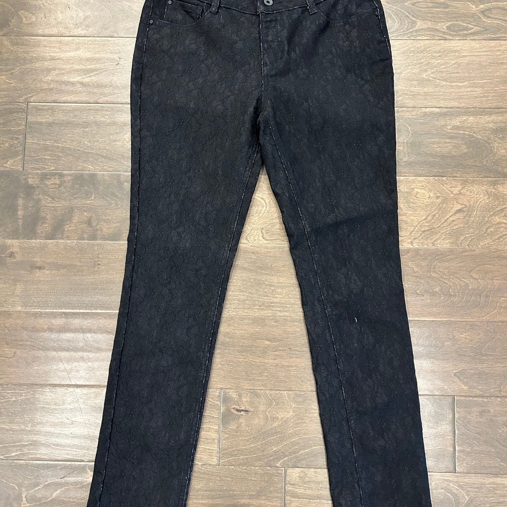 Beau‎ Dawson Women's Size 6 Black Denim Straight Jeans
